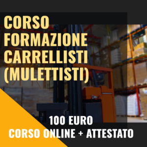 CORSO FORMAZIONE CARRELLISTI MULETTISTI