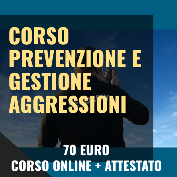 corso prevenzione e gestione aggressioni