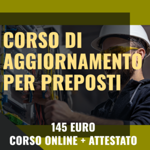 corso aggiornamento per preposti